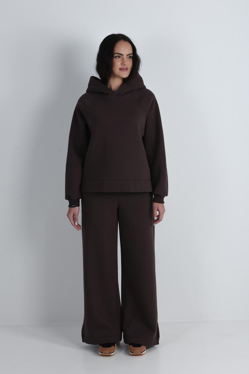 [CHIC395] ŠIROKÉ TEPLÁKY HNĚDÉ  BeGandalf Pants