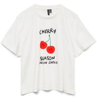 BÍLÉ TRIČKO CHERRY Vero Moda