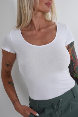 [VRM764] BÍLÉ BASIC TRIČKO DÁMSKÉ