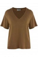 MODALOVÉ TRIČKO DO V KHAKI AWARE by Vero Moda
