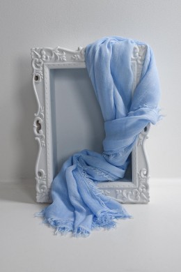 [PDS012] VELKÝ BAMBUSOVÝ ŠÁTEK MODRÝ BABY BLUE